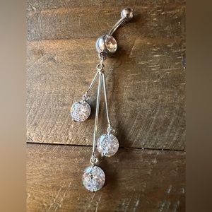 Dangle belly ring